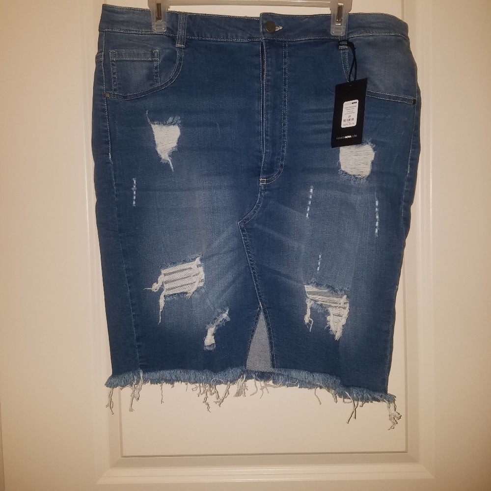 Fashion Nova Denim Skirt